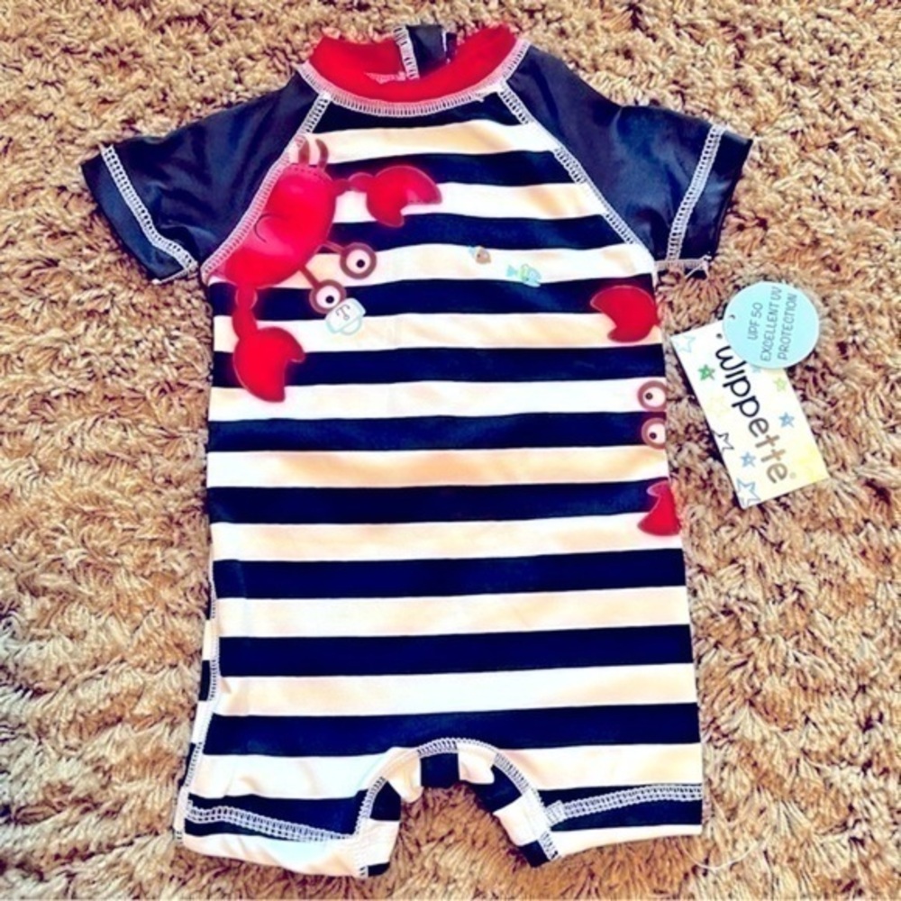💚 NWT! Wippette infant one piece swim suit